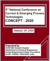 3rd National Conference on Current and Emerging Process Technologies 2020